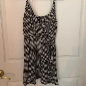 Black and White Gingham Dress